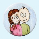Friends button badge