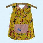 Yellow dragonfly apron