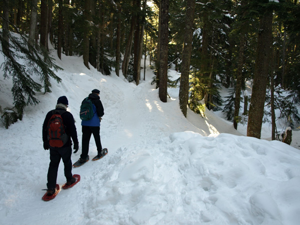 Snowshoeing on Cypress Mountain
